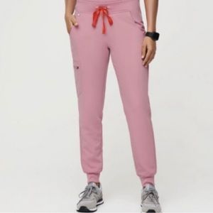 FIGS Chalk Pink Zamora - Petite Jogger Scrub Pants